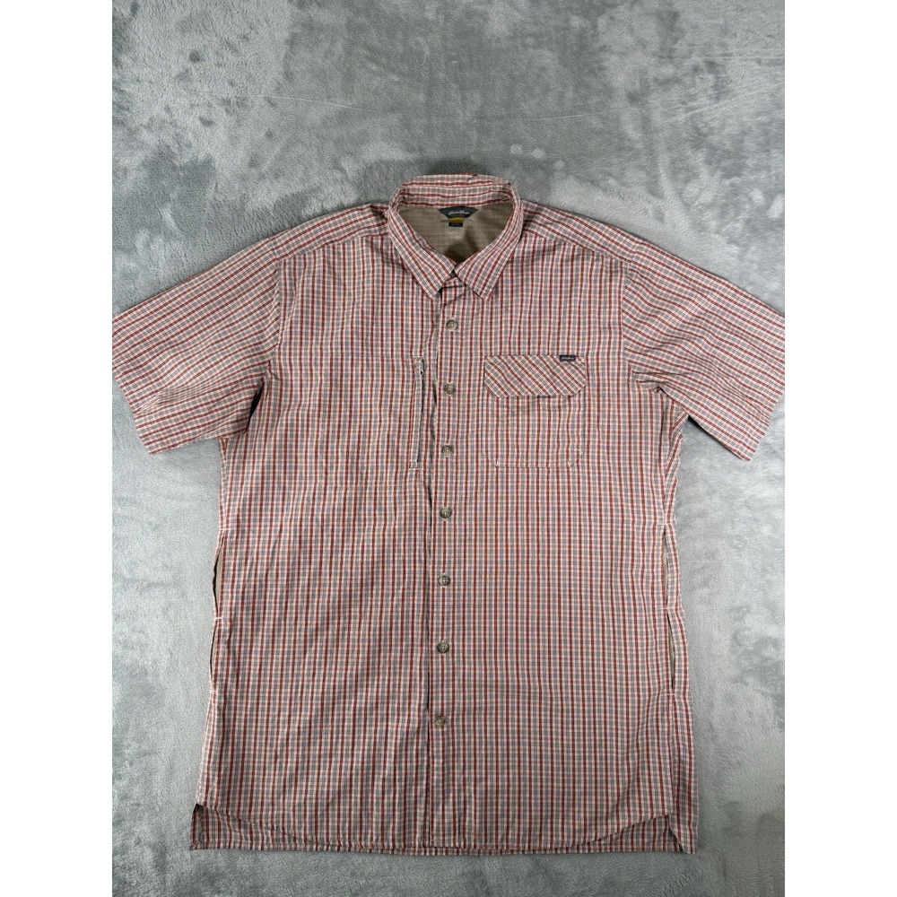 Eddie Bauer Travex Shirt Mens Large Tall Fishing Outdoor‎ Vented Hiking